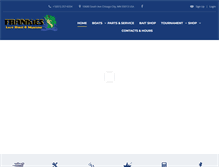 Tablet Screenshot of frankiesboats.com